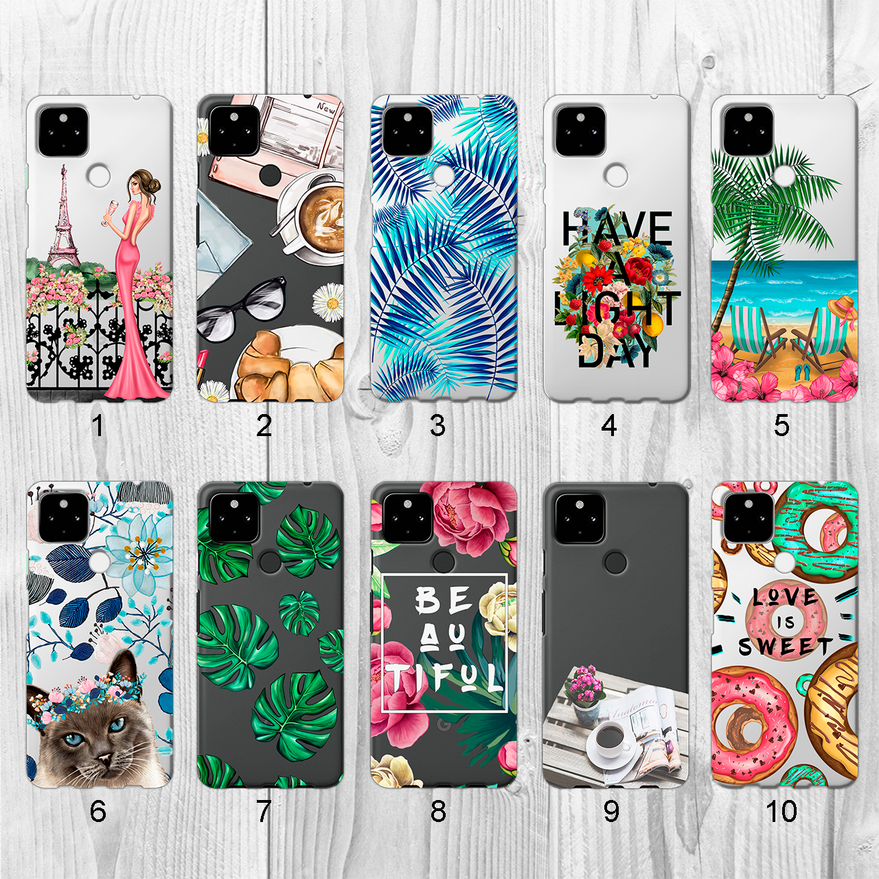 

Силиконовый чехол с рисунком для Google Pixel 4a 5G (new collection)