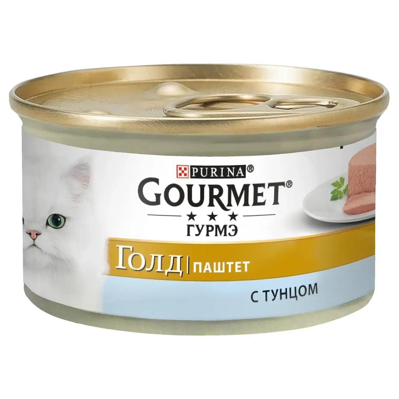 

Влажный корм для кошек Gourmet Gold Pate Tuna 85 г (тунец)