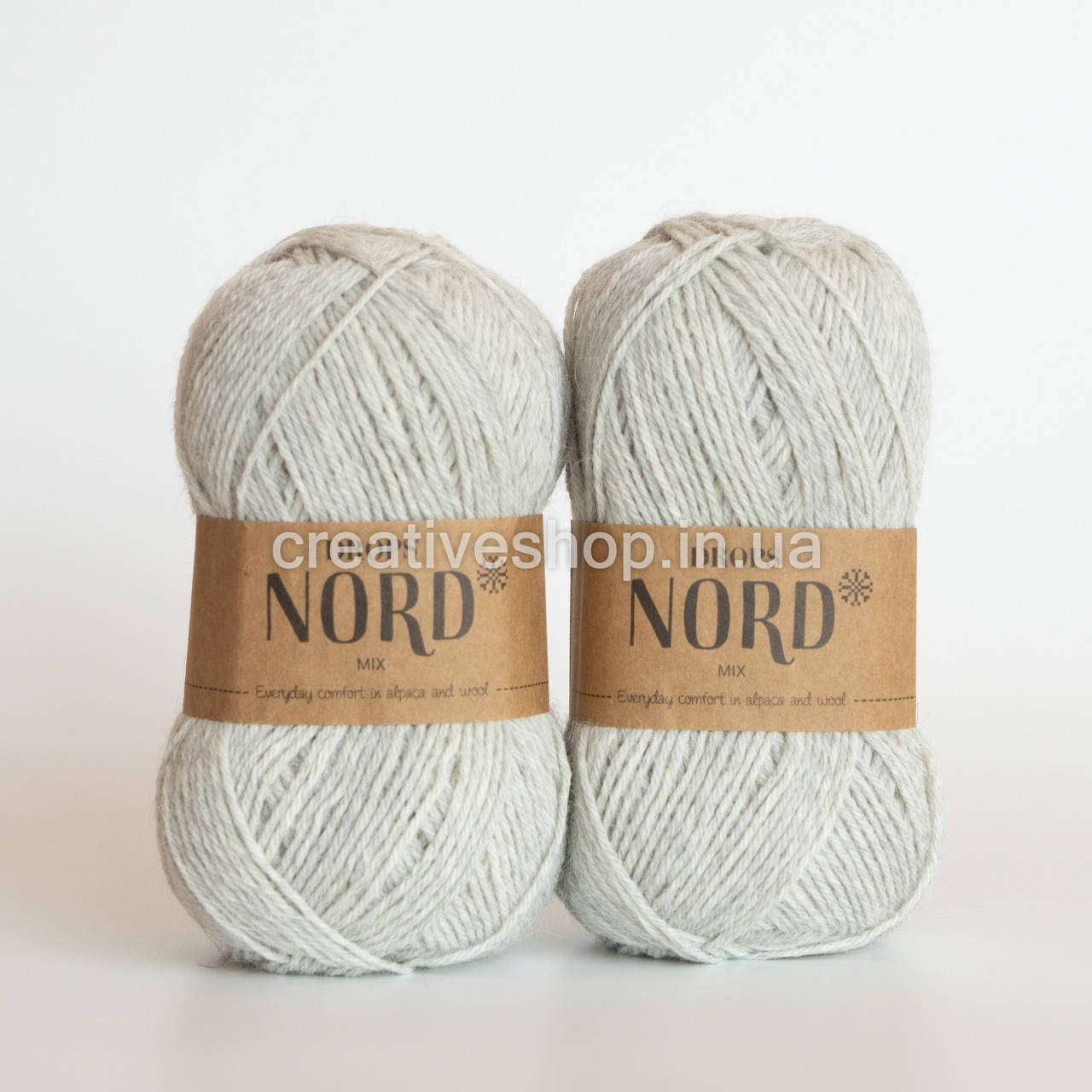 

Пряжа Drops Nord Mix (цвет 03 pearl grey)