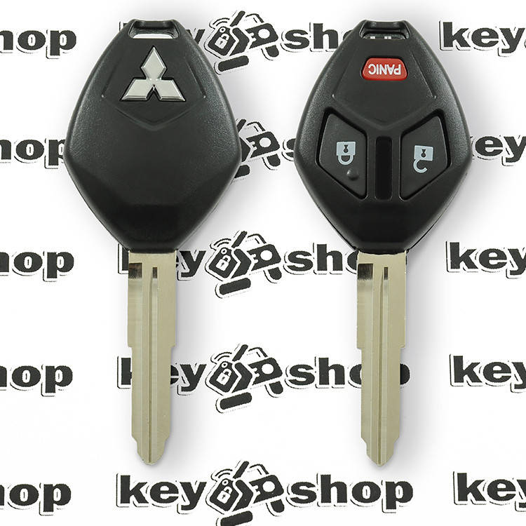 

Корпус авто ключа для Mitsubishi (Митсубиси) 2+1 - кнопки