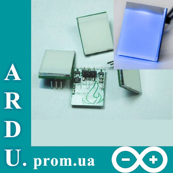

Сенсорная емкостная кнопка с подсветкой (HTTM, AT42QT1012) Arduino [#B-3]