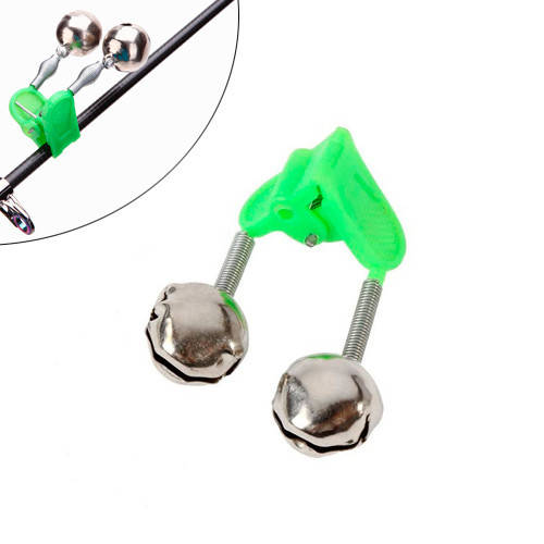 

5x Колокольчик на фидер, 2 бубенчика рыболовных, прищепка