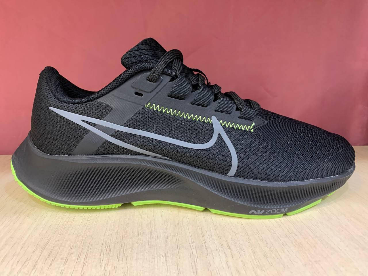 

Мужские кроссовки Nike Zoom Pegasus Black/Green, Черный