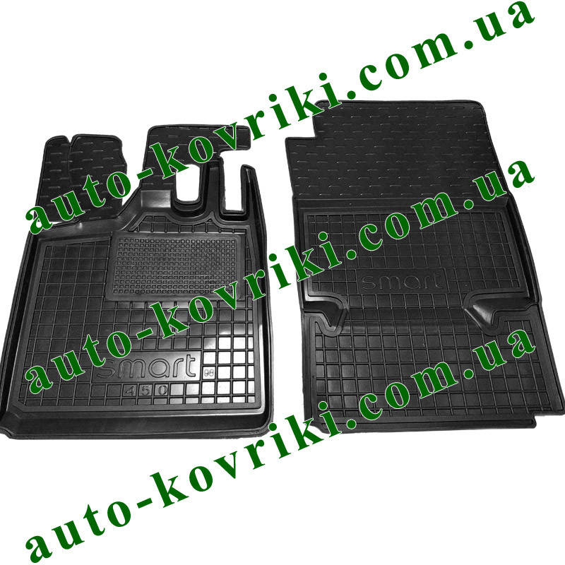 

Резиновые коврики в салон Smart Fortwo 450 (MC01) 1998-2007 (Avto-Gumm), Черный