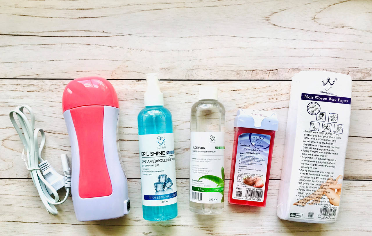 

Стартовый набор для депиляции в домашних условиях кассетный с тоником и маслом по 250 мл Elit Lab