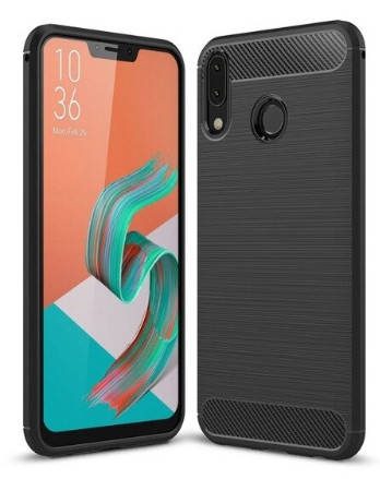 

Бампер для Asus Zenfone 5z (ZS620KL) Carbon 4694 МирАкс, Черный