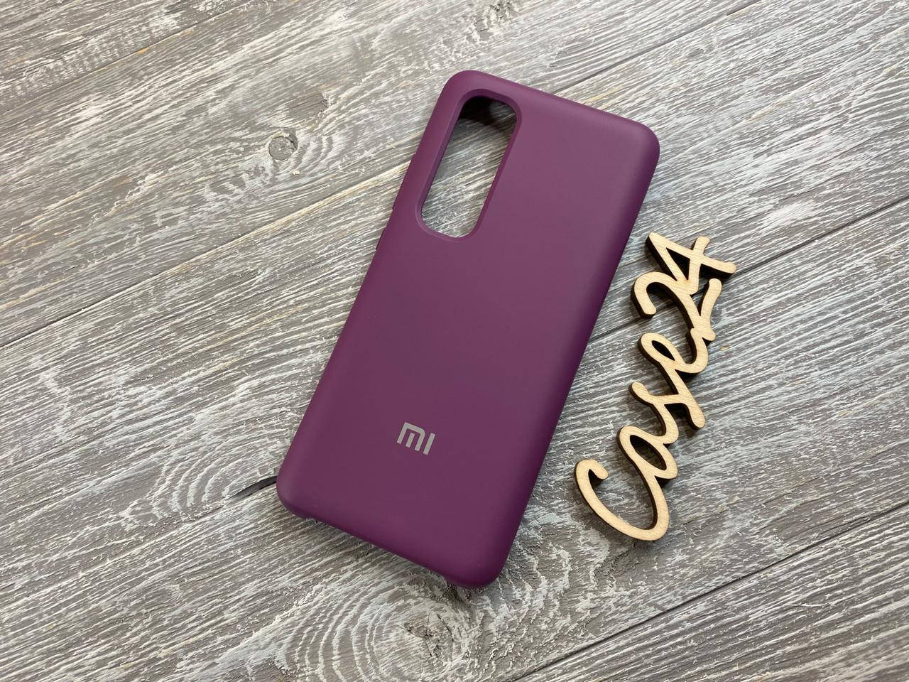 

Чехол Soft touch для Xiaomi Mi Note 10 Lite (8 цветов) баклажановый