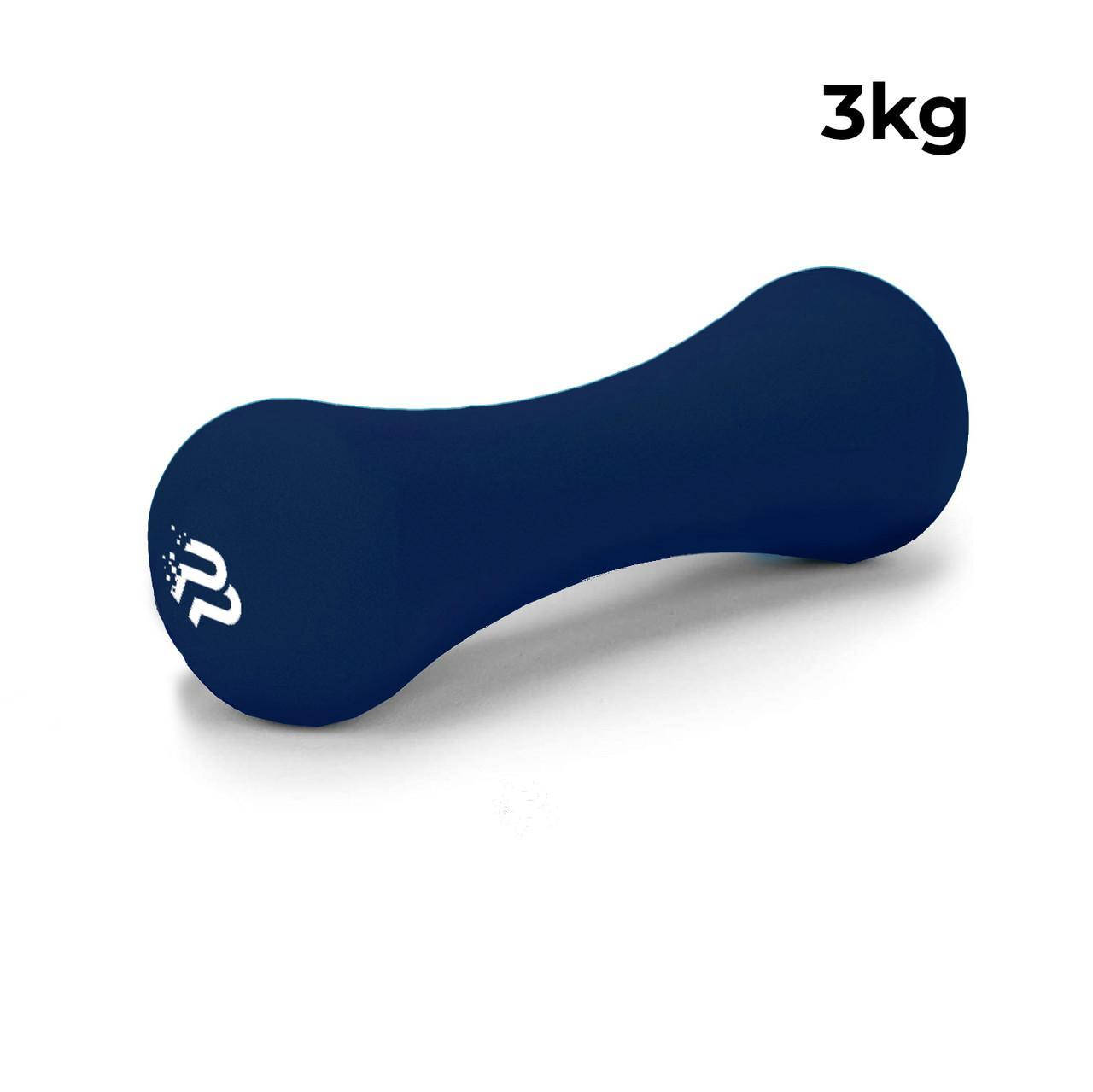 

Гантель PowerPlay 4126 неопреновая 3 кг, Синий