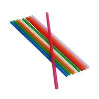 

Трубочка фреш цветная 21см 500шт/уп