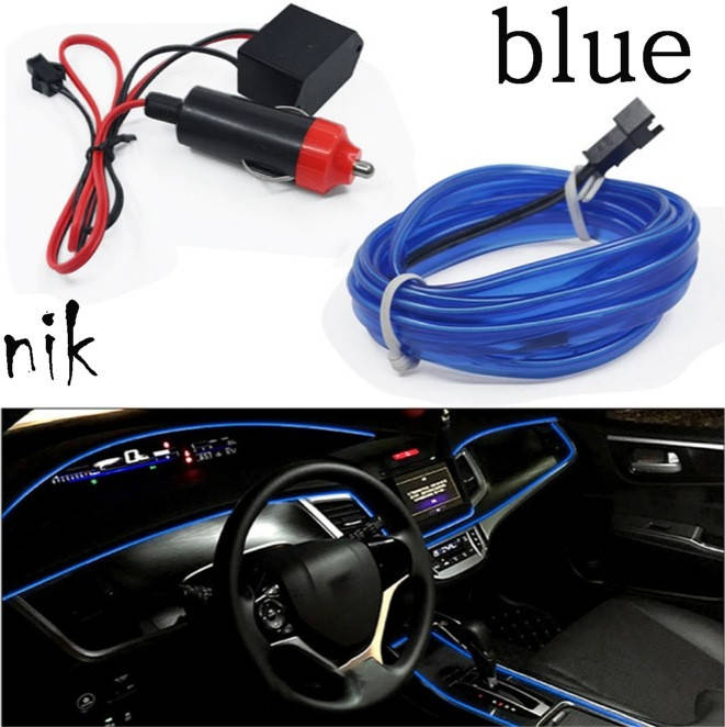 

Автомобильная светодиодная лента 5м. Отделка салона авто.Молдинг