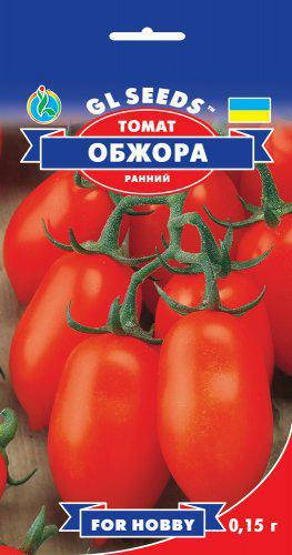 

Томат Обжора низкорослый суперурожайный ранний сорт урожайный сливка вкусная сладкая , упаковка 0,15 г