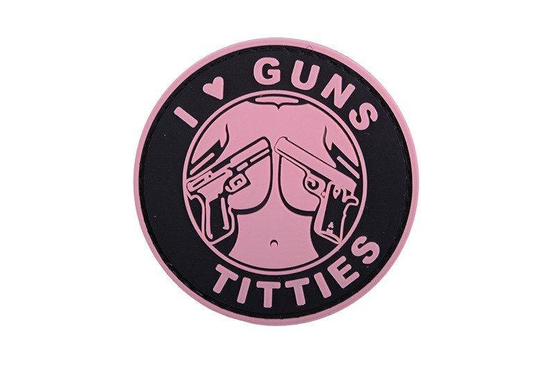 

Нашивка 3D - I Love Guns Titties - Pink [GFC Tactical] (для страйкбола)