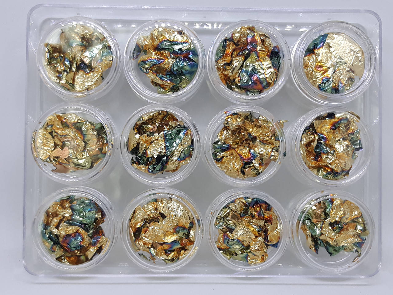 

Фольга для дизайна ногтей поталь 1 шт, Разные цвета