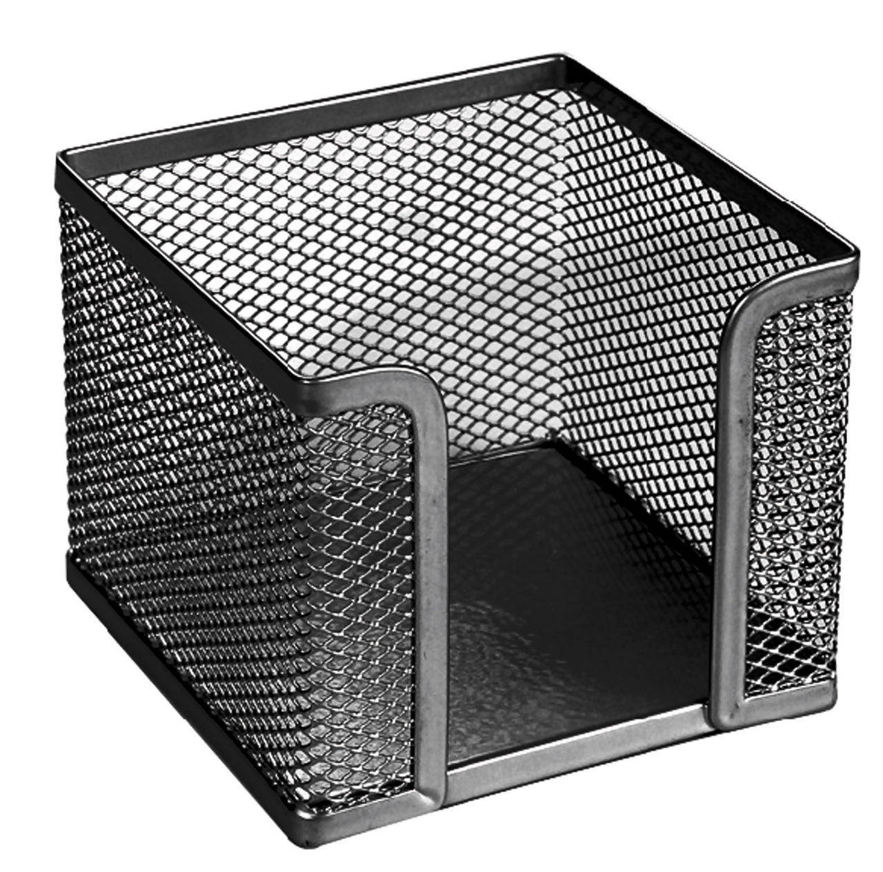 

Бокс для бумаг Leader металлич. сетка 10х10х10см. Z017B (72), Черный
