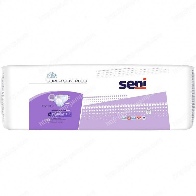 

Подгузники для взрослых SUPER SENI PLUS medium 30 шт