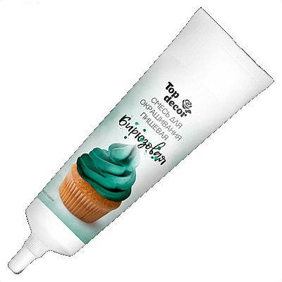 

Барвник гелевий Топ Декор Бірюзовий 100 грам