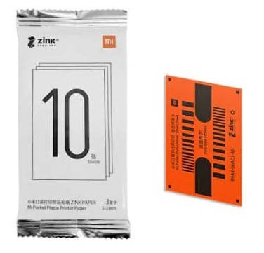 

Фотобумага для принтера Xiaomi ZINK Pocket Printer Paper (10 шт)