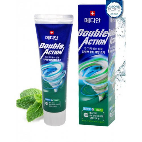 

Зубная Паста Против Кариеса С Мятой Median Double Action Mint Toothpaste 130ml
