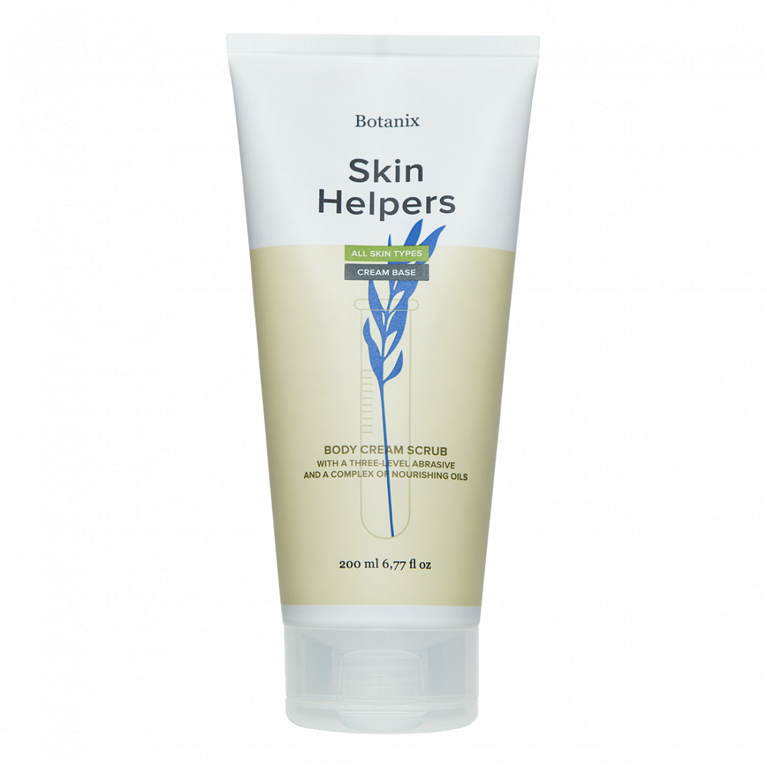 

Крем-скраб для тела с трехуровневым абразивом и комплексом питательных масел «Botanix. Skin Helpers», 200 мл