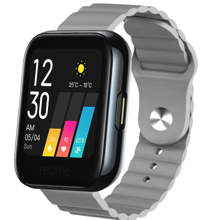 

Ремешок Wave для Realme Watch Grey (Реалми Вотч)