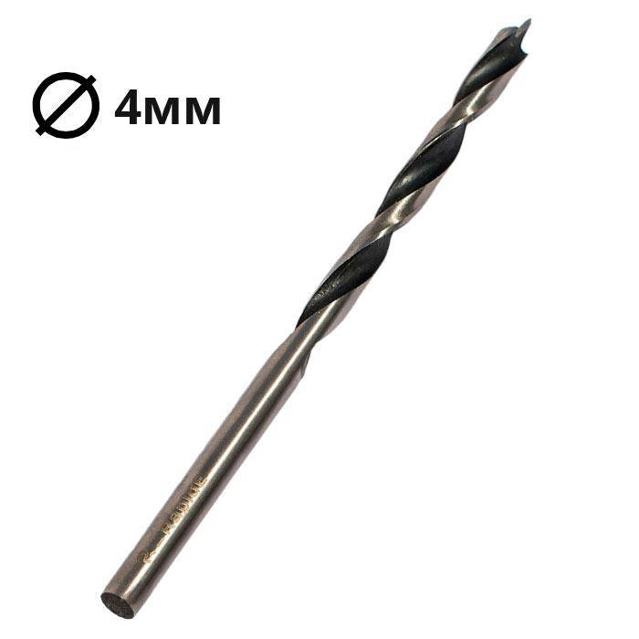 

Спиральное сверло по дереву 4мм (1шт.)