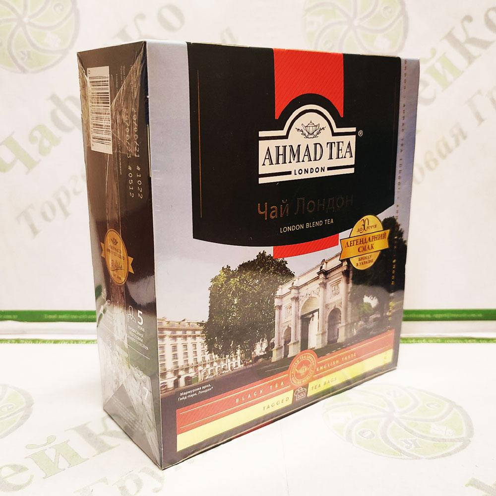 

Чай Ахмад London blend tea Лондон черный 100шт*2г (6)