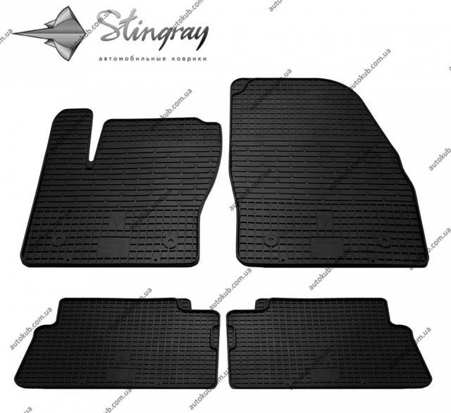 

Модельные резиновые коврики в салон для Ford Kuga I (2008-2012) комплект из 4 штук (Stingray), Черный