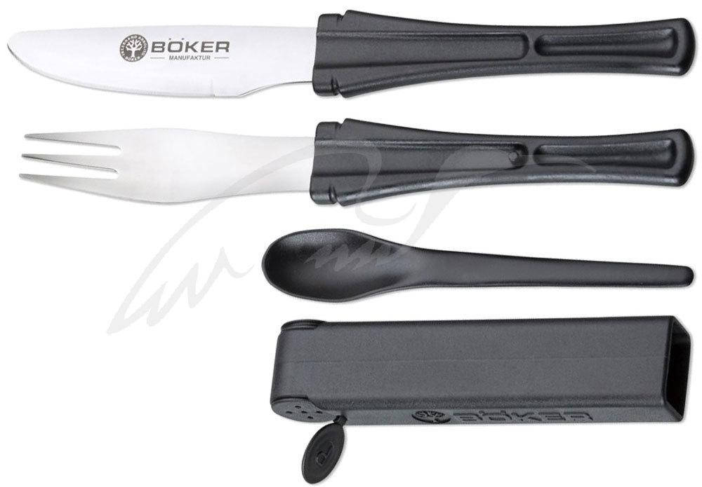 

Набір Boker Snac Pac (ніж,виделка,ложка)