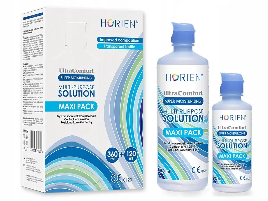 

HORIEN Ultra Comfort Max Pack 360мл.+120мл. Раствор для контактных линз