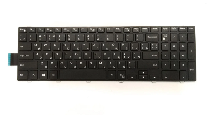 

Клавиатура для ноутбука Dell Vostro 3546 3549 3558 3559 3565 3578 Latitude 3550 3560 3570 3580 3588 - 0HHCС8, Черный
