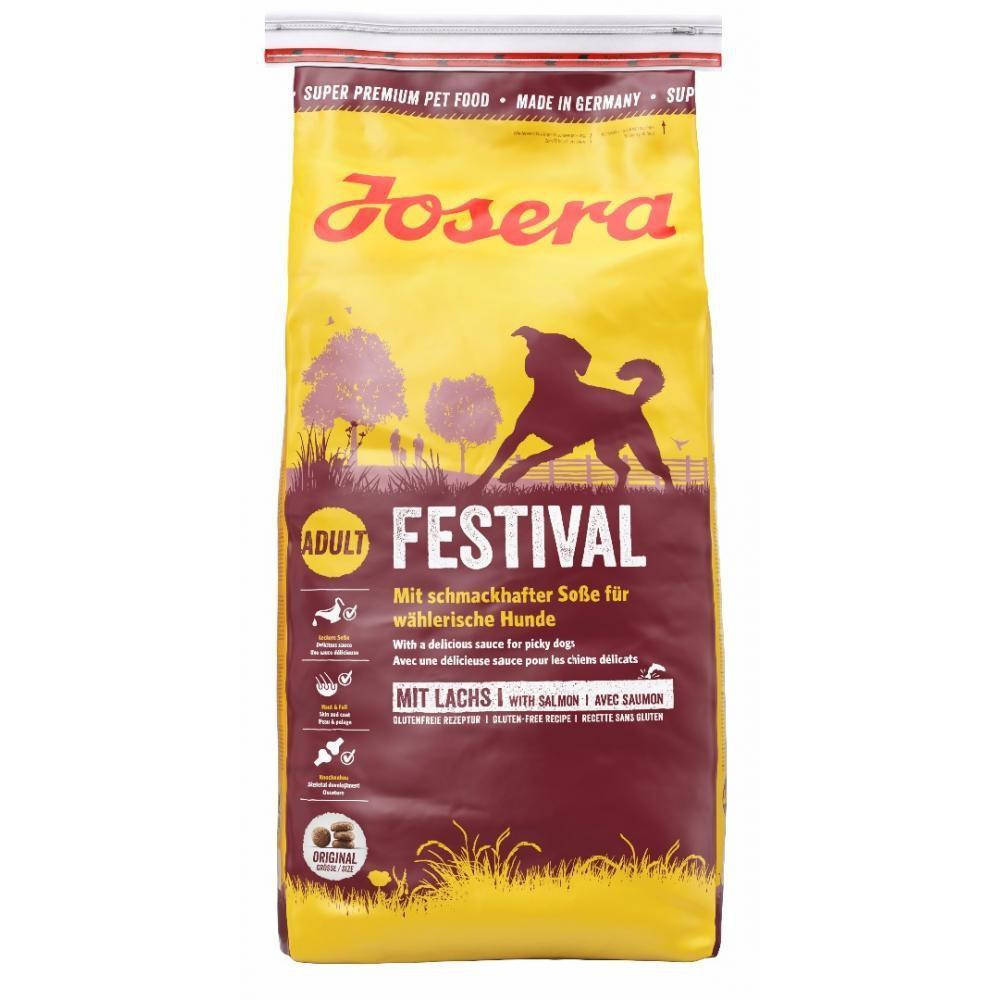 

Сухой корм (Йозера) Josera Festival 15 кг для привередливых собак с лососем