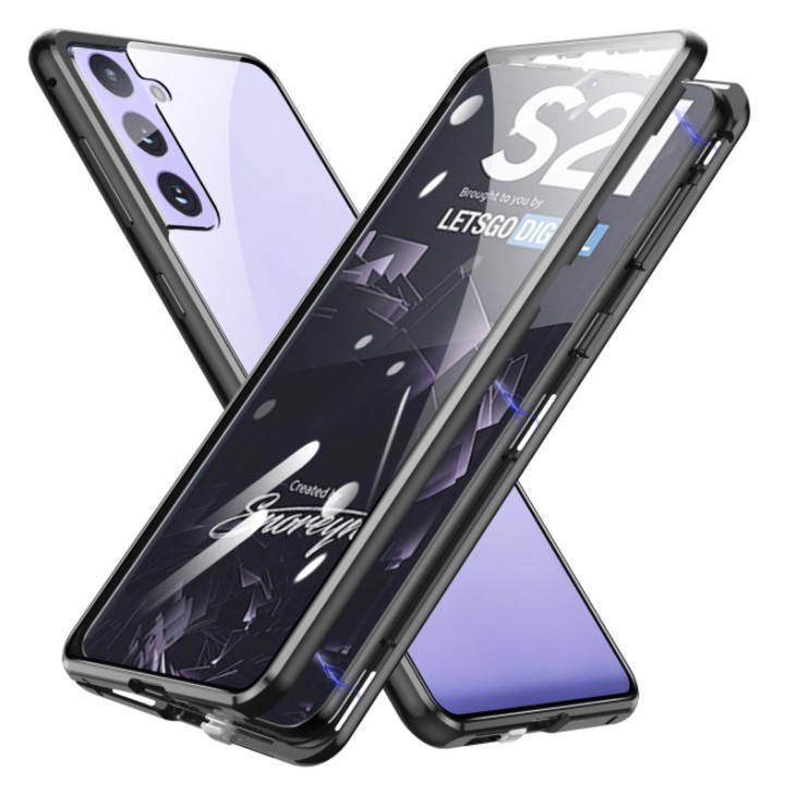 

Магнитный чехол Magnetic для Samsung Galaxy S21 G991 два стекла (Разные цвета)
