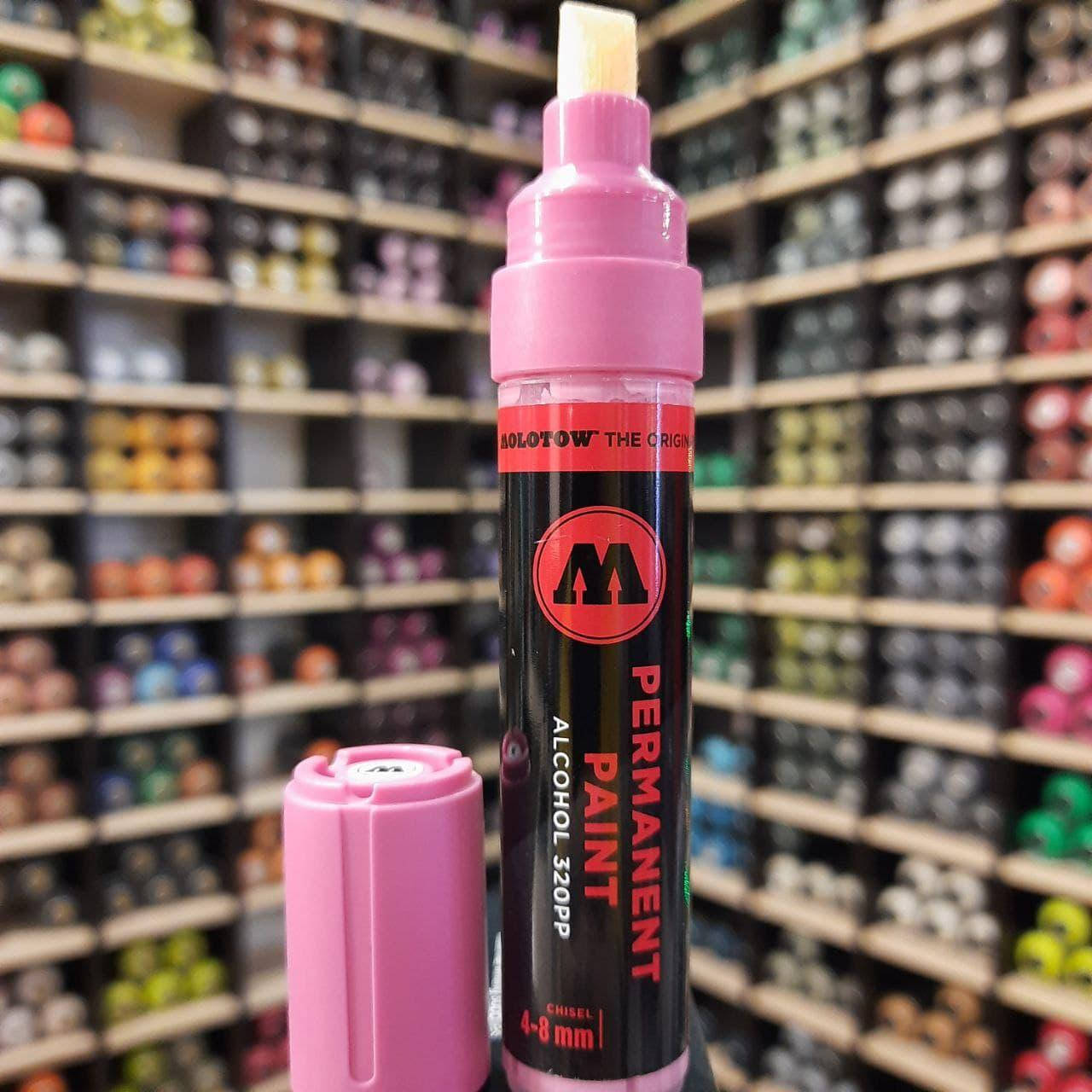 

Маркер спиртовой Molotow 320PP Fuchsia Pink (Розовый) 4-8мм