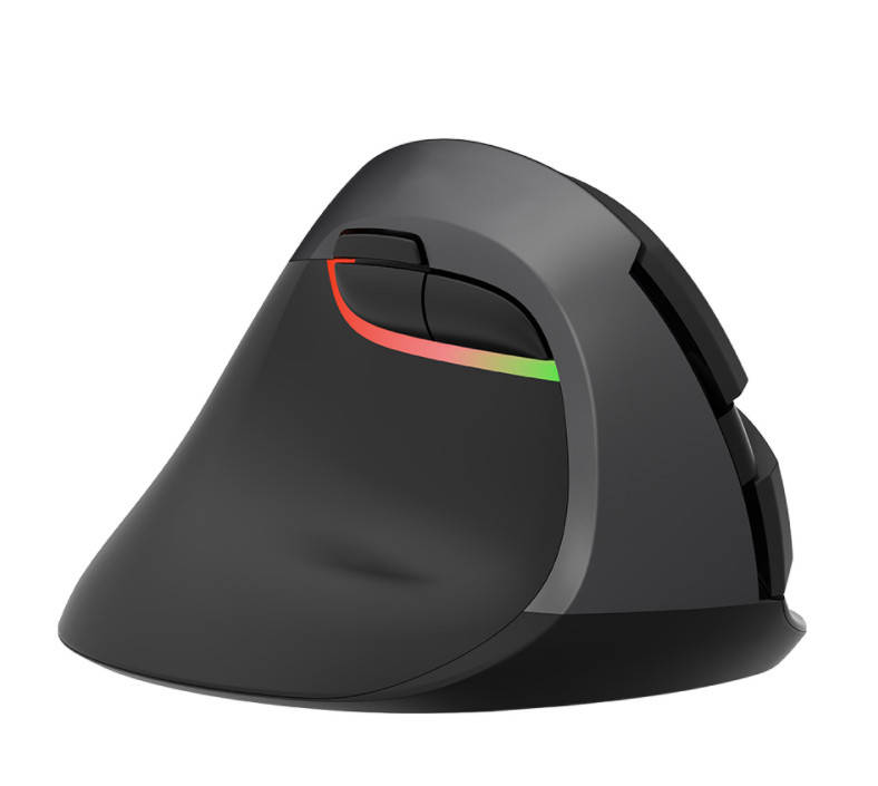 

Беспроводная вертикальная мышь для ЛЕВШИ Delux M618Z Black, Разные цвета