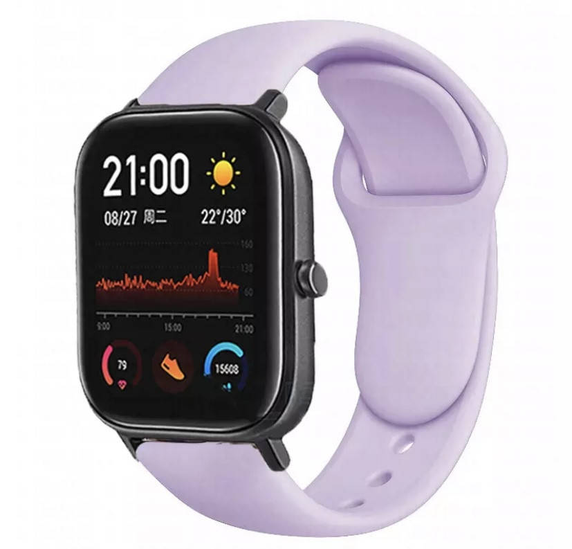 

Браслет / Ремешок для часов Xiaomi Amazfit Bip / Xiaomi Amazfit GTS Light Purple
