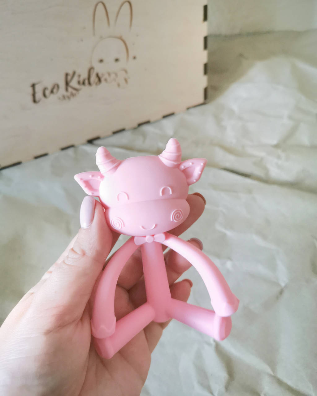 

Детский грызунок прорезыватель силиконовый