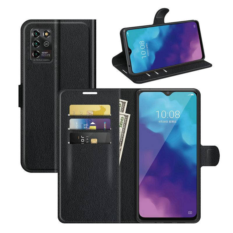 

Чехол-книжка Litchie Wallet для ZTE Blade V30 Vita / V2022 Black, Черный
