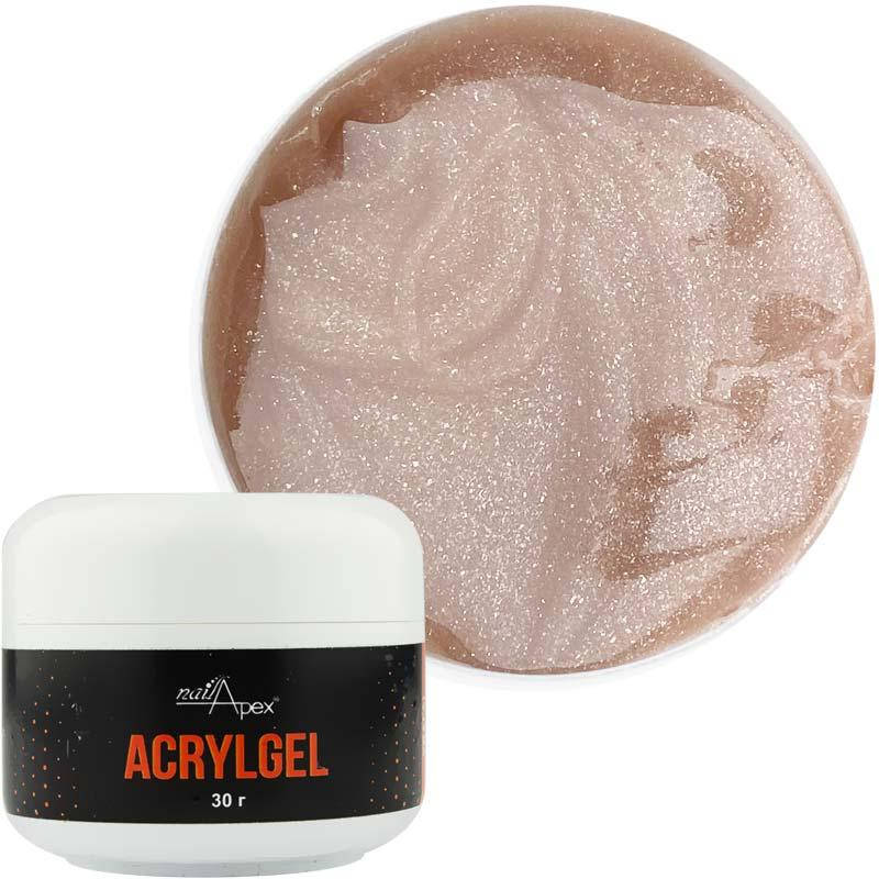 

Акригель с шиммером NailApex Acryl Gel Aura, 30 г