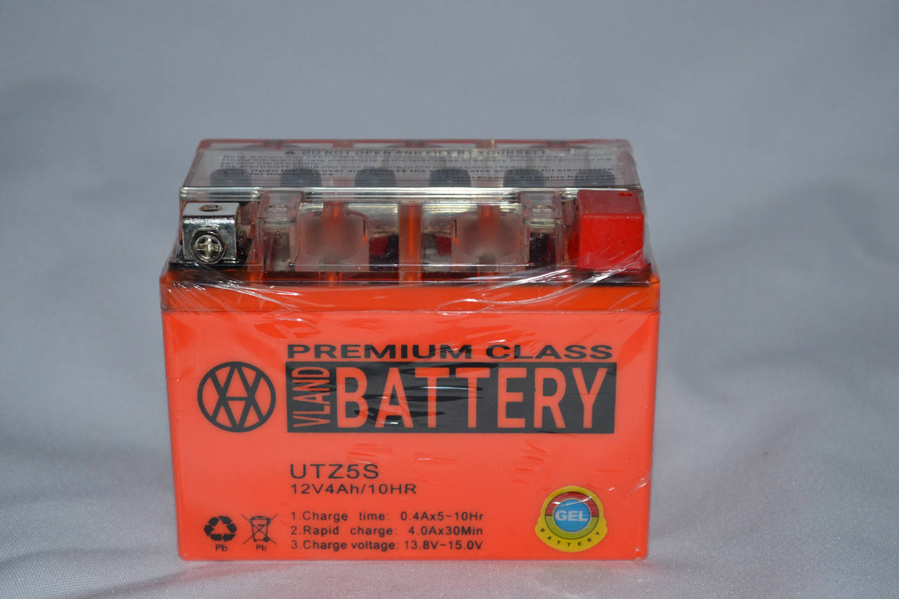 

Аккумулятор 12V 4Ah гелевый (113х70х87) UTZ5S ( оранжевый ) BATTERY