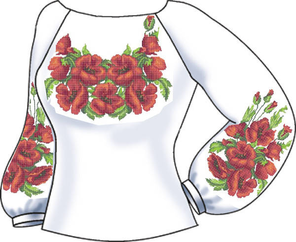 

СВЖП-22. Заготовка Жіноча сорочка домоткана