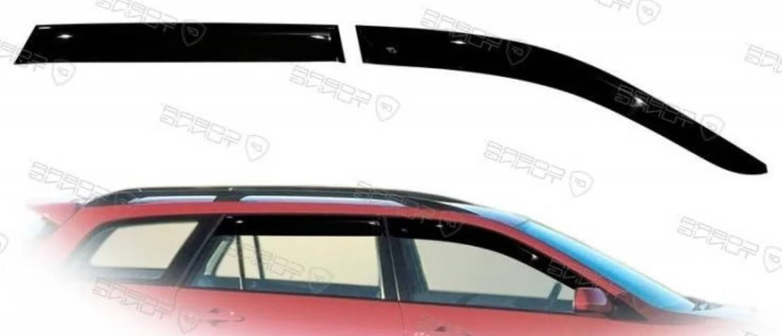 

Дефлекторы окон (ветровики) Mazda 6 1 wagon 2002-2007, VL - Cobra Tuning, M23202