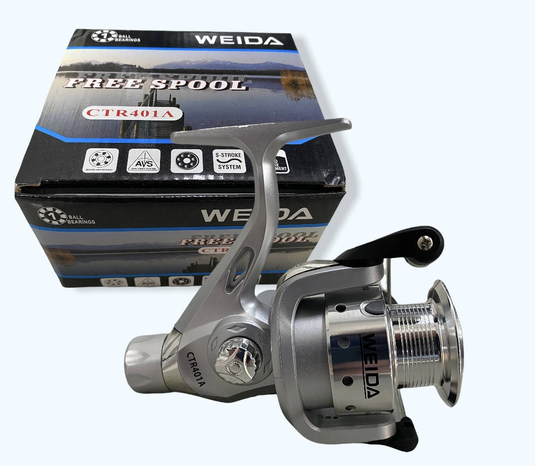 

Катушка безынерционная Weida CTR 404A, Светло-серый