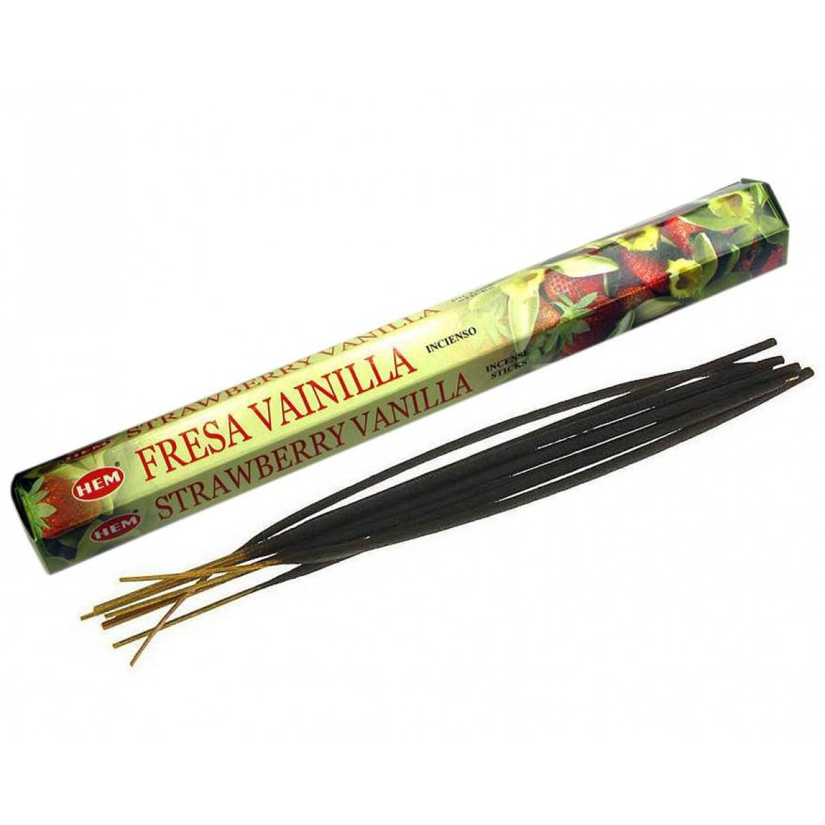 

Аромапалочки (Hem) шестигранник Vanilla Strawberry (Ваниль и Клубника)