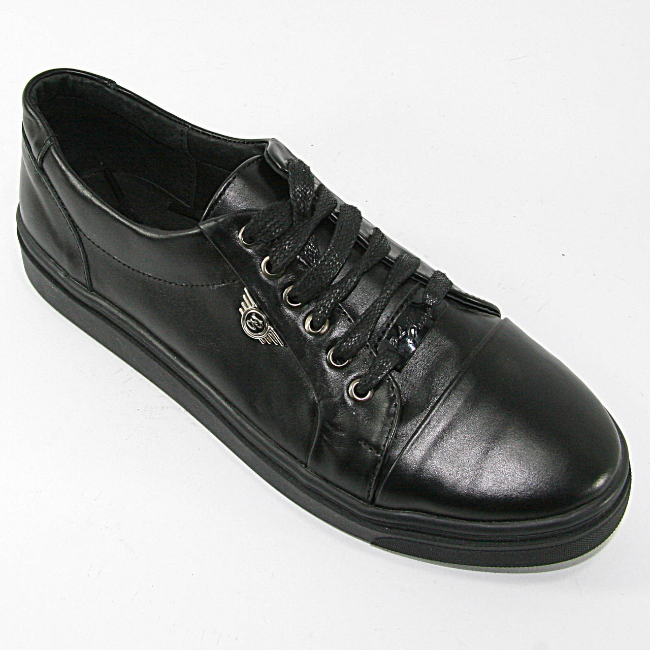 

Кроссовки из натуральной КОЖИ черные, Черный