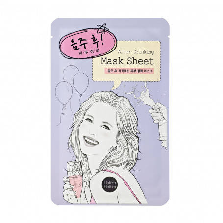 

Тканевая маска после вечеринки After Mask Sheet After Drinking Holika Holika