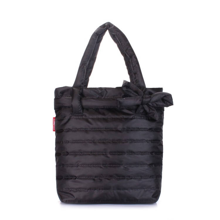 

Дутая сумка Poolparty арт. bow-black-new, Черный