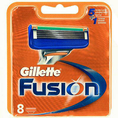 

Gillette Fusion Power 8 's (восемь картриджей в упаковке) лезвия, сменные лезвия