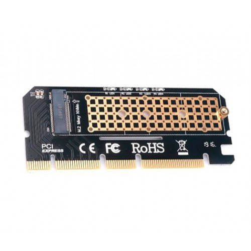 

Адаптер M.2 SSD NVMe M-key к PCI-E 3.0 16x 8x 4x, 105867