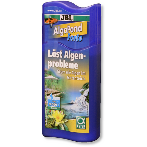 

JBL AlgoPond Forte, 250 мл на 5000 л, кондиционер против всех видов водорослей в пруду