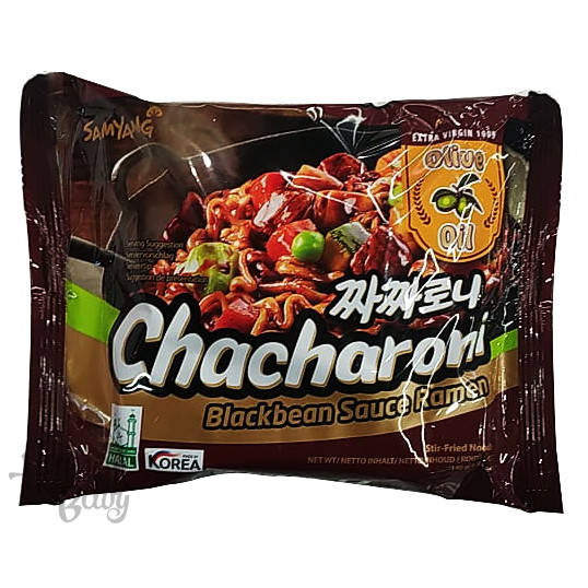 

​Лапша Рамен с соусом из черных соевых бобов Chacharoni, 140 г, ТМ Samyang, Южная Корея